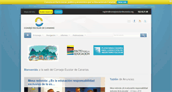 Desktop Screenshot of consejoescolardecanarias.org